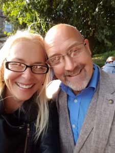 Noelle and me at Bloody Scotland '16